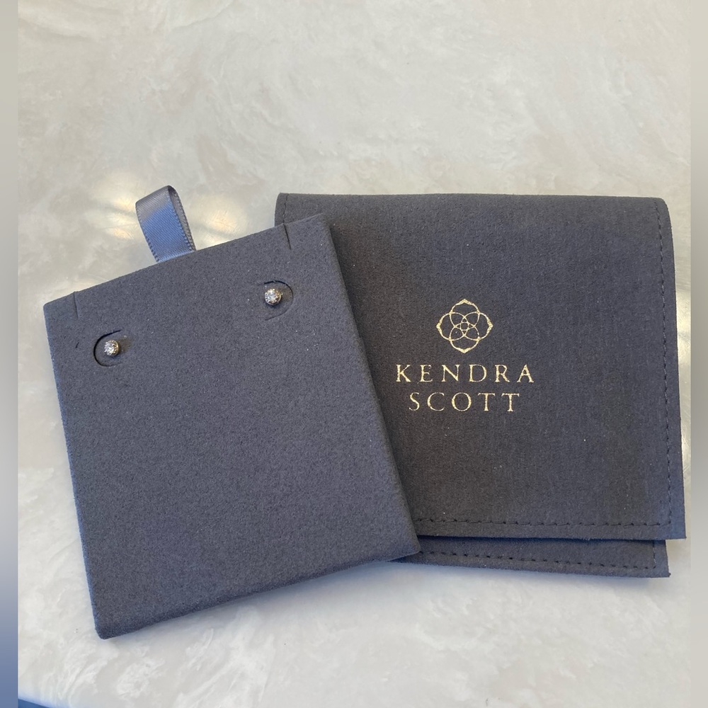 Kendra Scott diamond Victoria studs